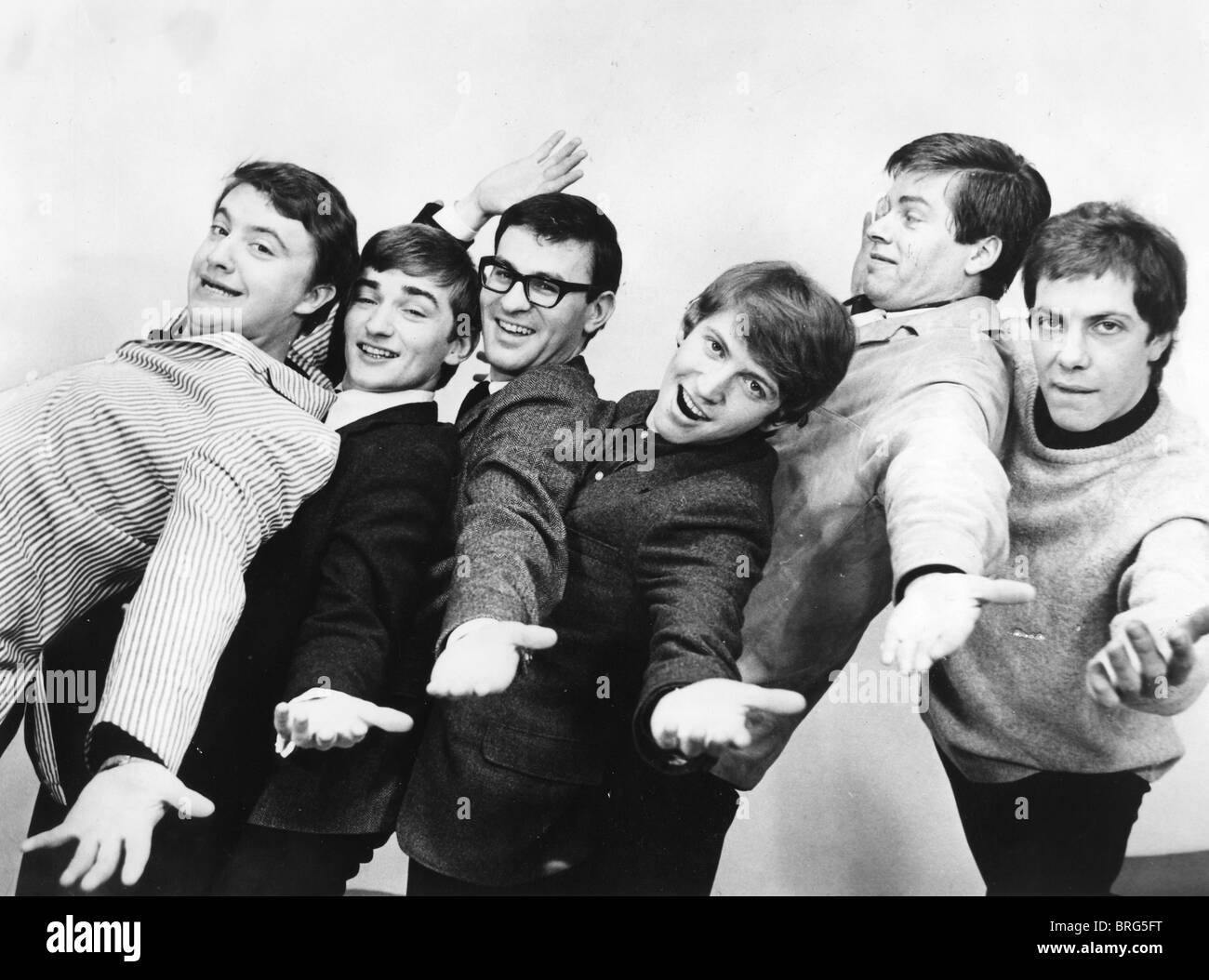 ZOOT MONEY'S BIG ROLL BAND UK pop group in 1966. see Description below for  names Stock Photo - Alamy