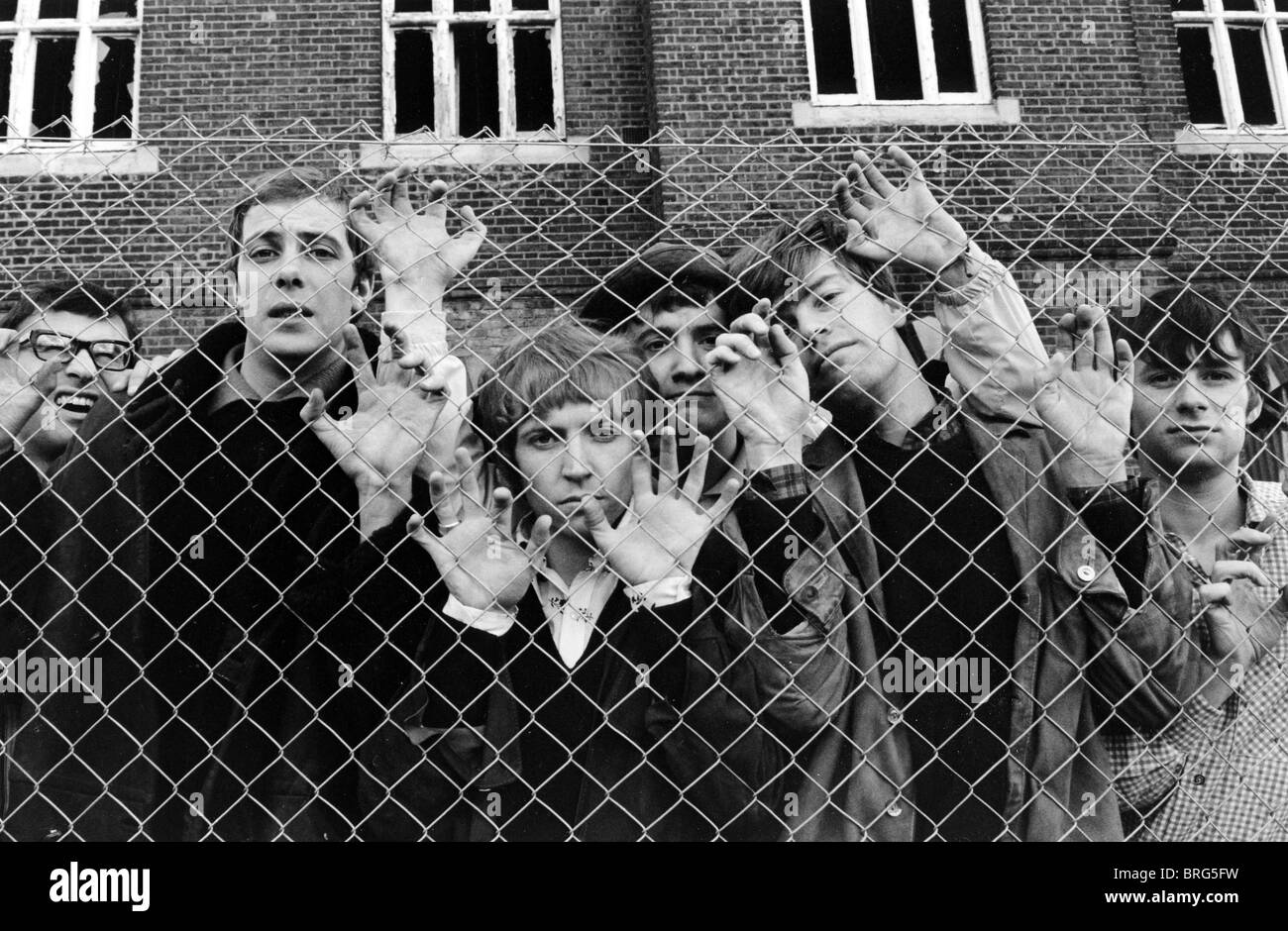 ZOOT MONEY'S BIG ROLL BAND  UK pop group in 1966 with Andy Somers third from left and Zoot  behind to his  left Stock Photo