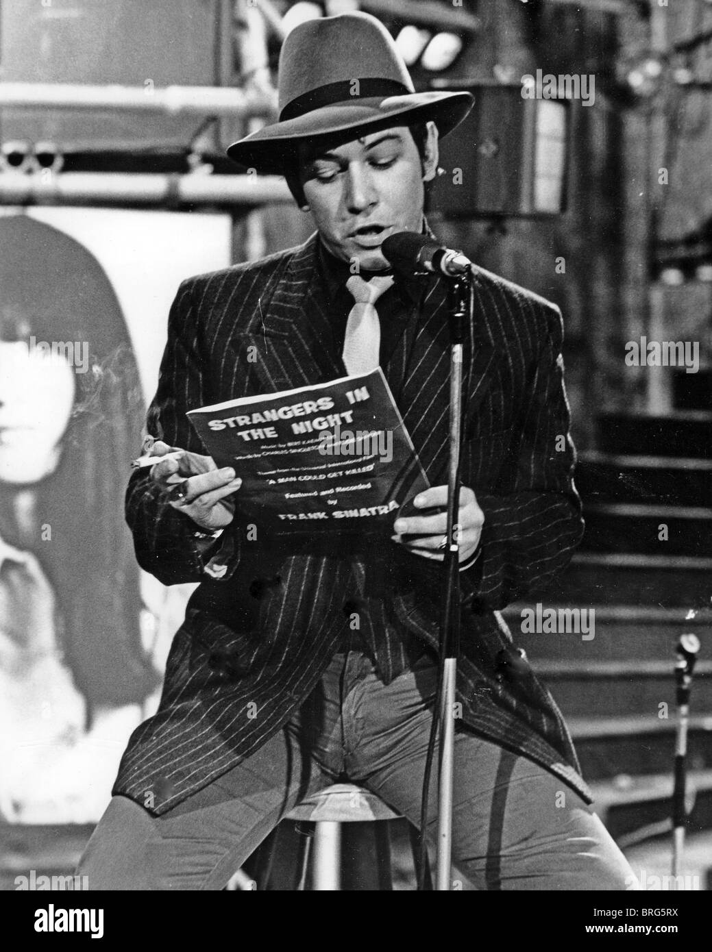 ERIC BURDON  UK pop singer in January 1967 on Ready, Steady,Go. Stock Photo