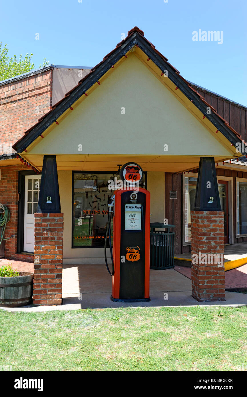 Restored Phillips 66 Gas Station National Route 66 Museum Elk City