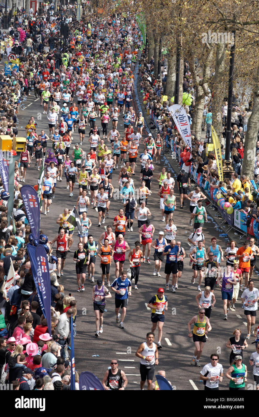 The London Marathon London UK Europe Stock Photo