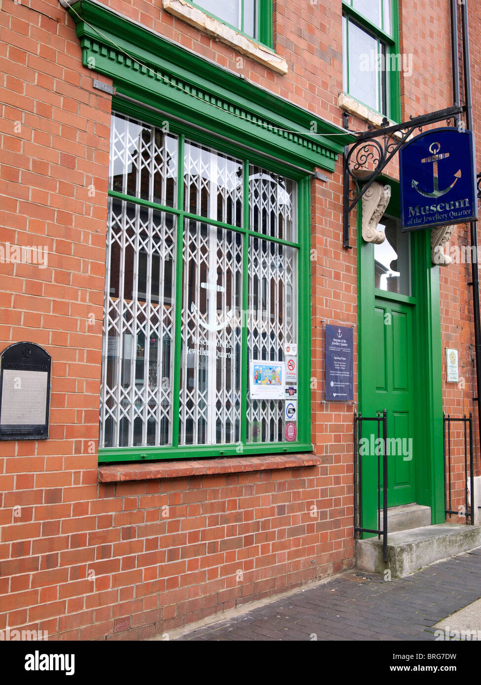 Entrance to the Jewellery Quarter Museum Vyse Street Hockley Birmingham UK Stock Photo