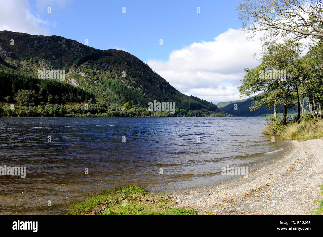 Loch Lubnaig, Stirlingshire, Scotland-1 Stock Photo