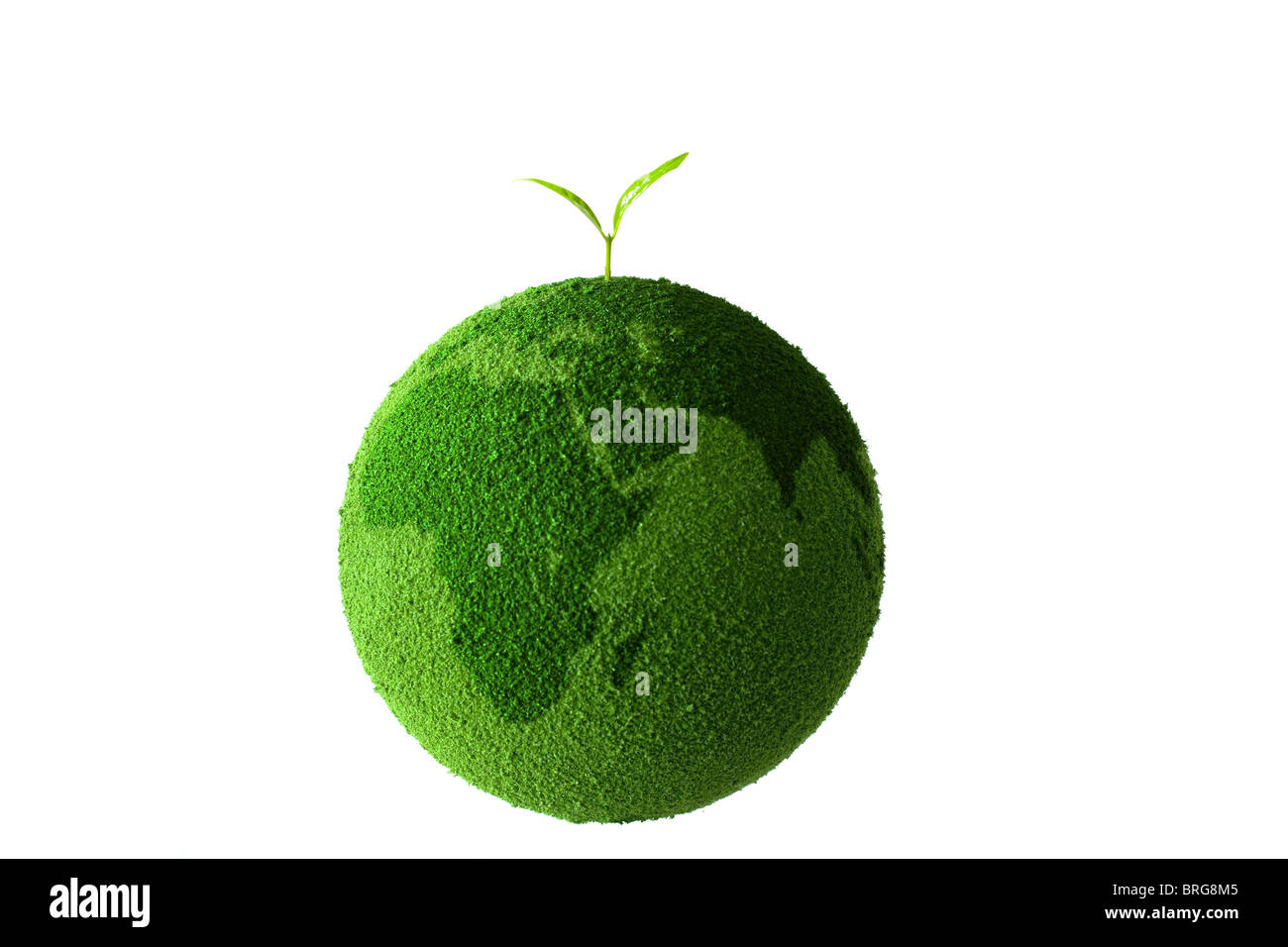 Planet with Sprout Stock Photo - Alamy