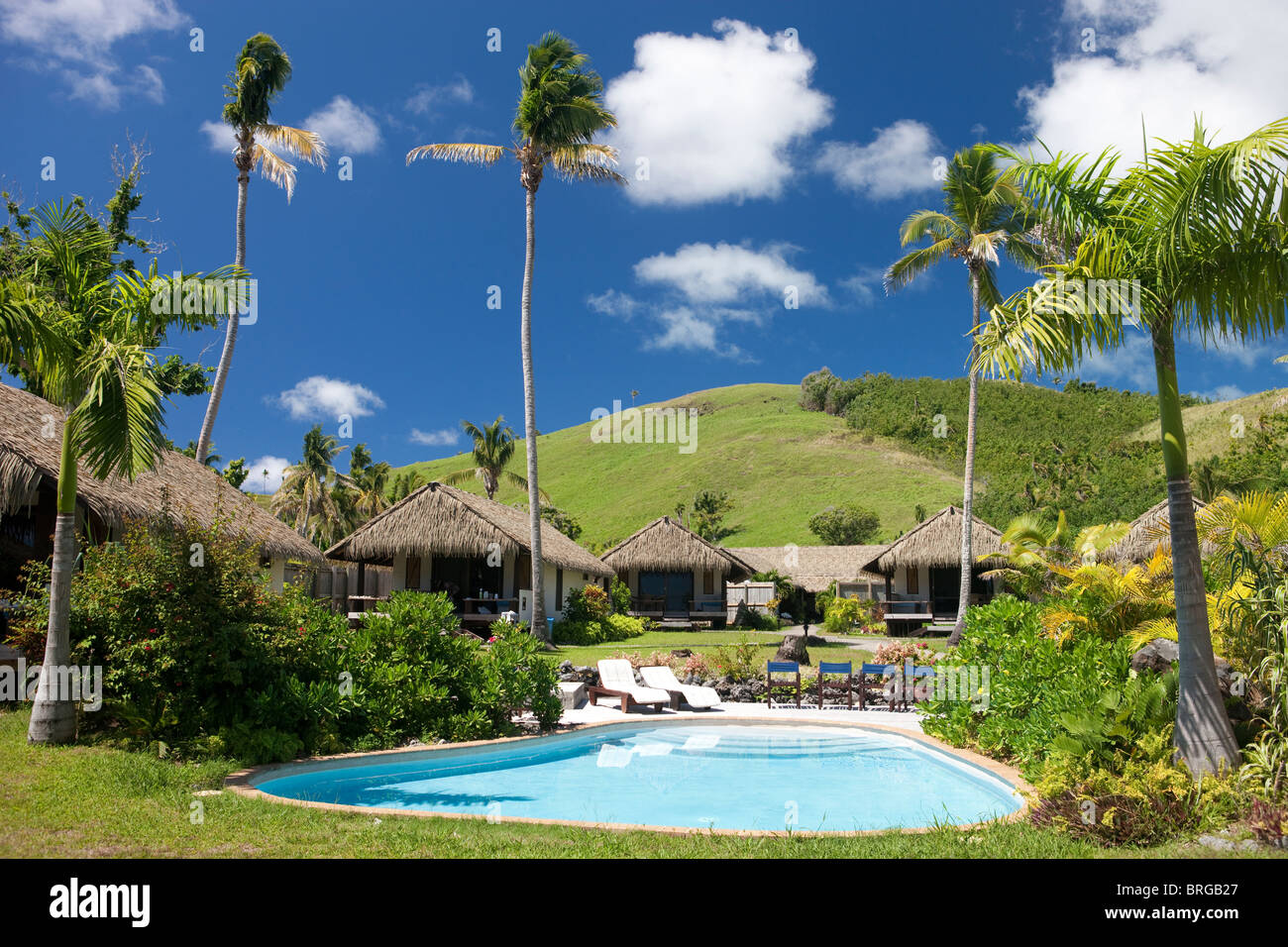 Aitutaki in The Cook Islands Stock Photo