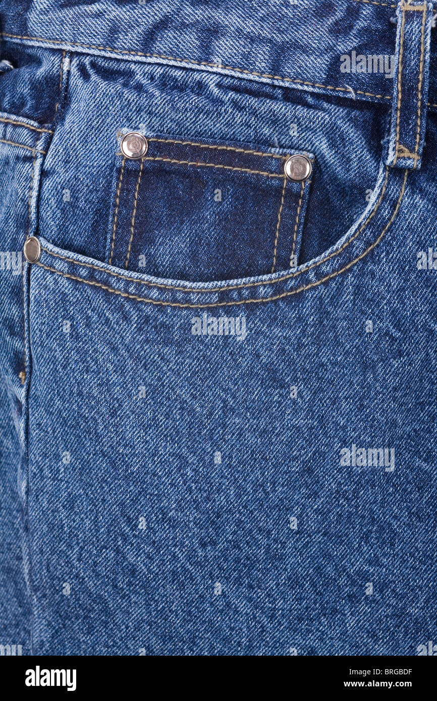a blue jean close up shot Stock Photo - Alamy