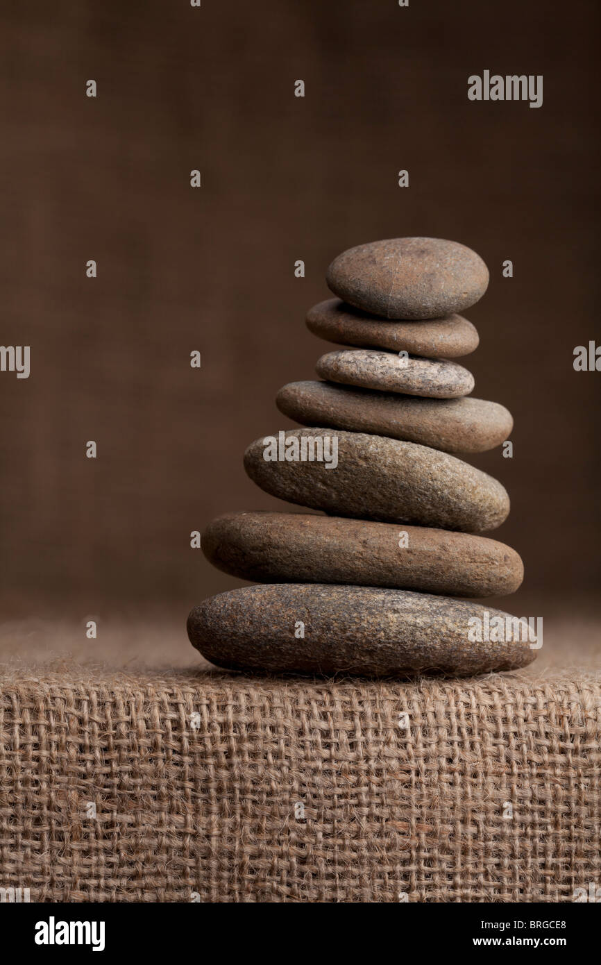 Stacked / Piled Stones / Rocks Stock Photo Alamy