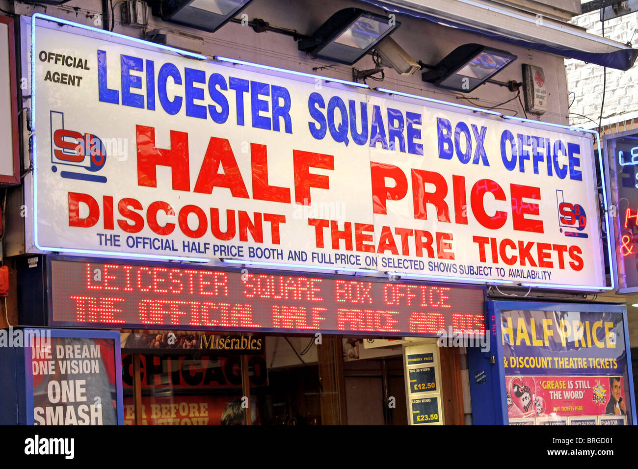 Leicester square ticket booth hires stock photography and images Alamy