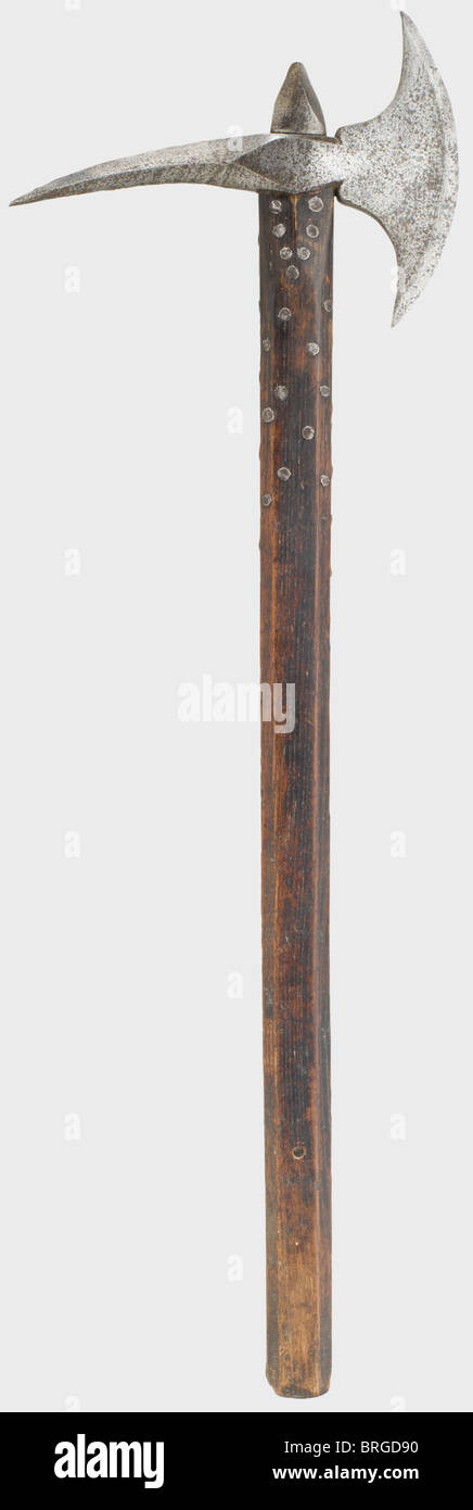 a southeast european battle axe16th17th century heavyshort axe head BRGD90