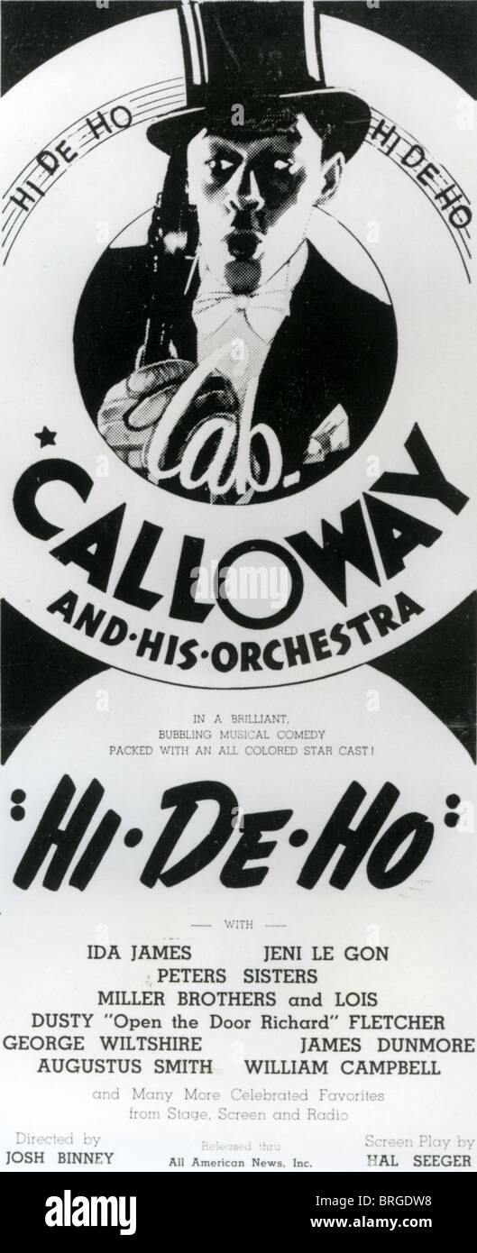 Ida James Hi-De-Ho Movie POSTER 27 x 40 LICENSED NEW ! B Cab Calloway