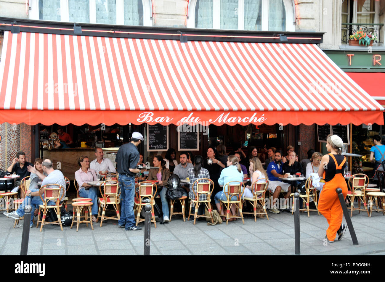 Bar du Marché, rue de Seine, Paris, France Stock Photo Alamy