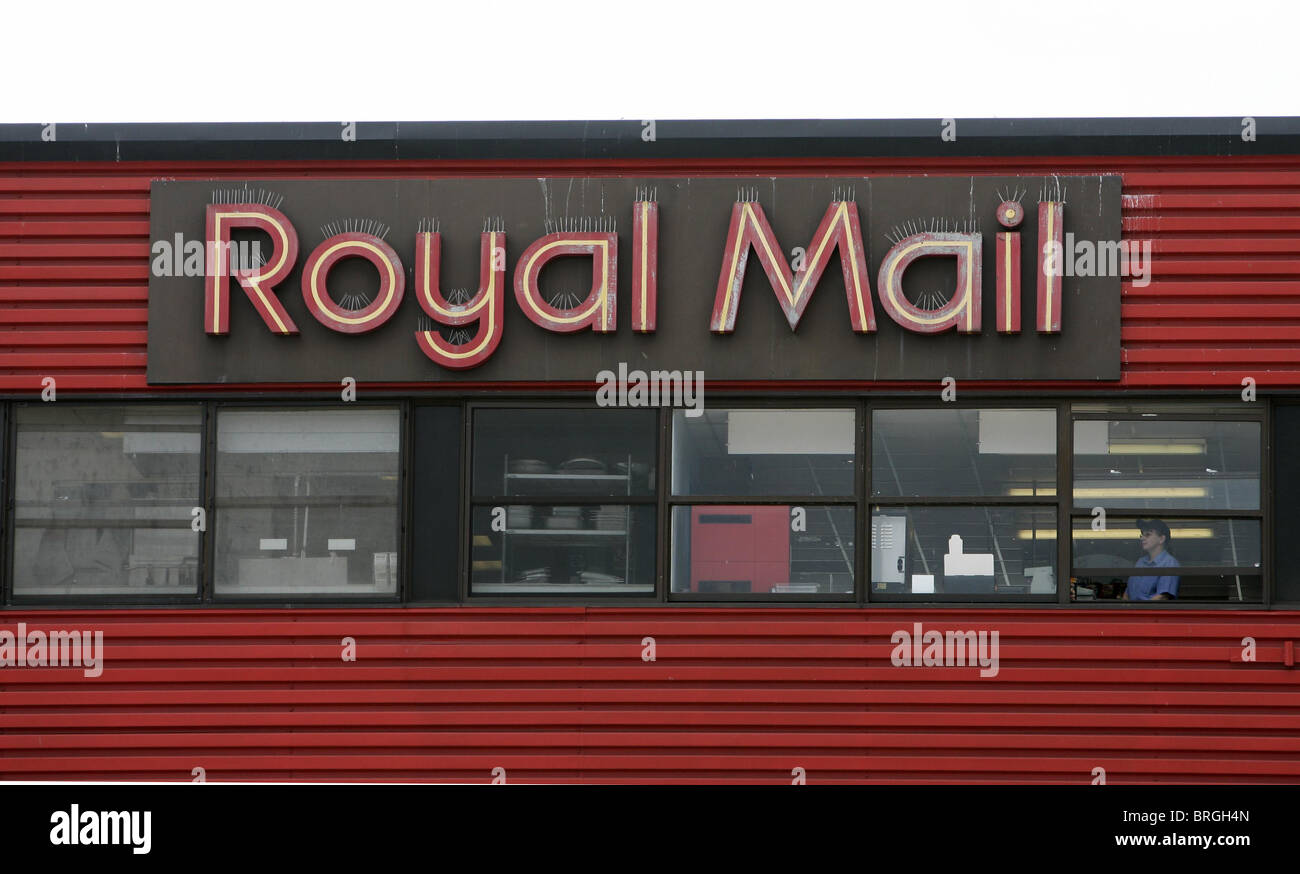 Royal Mail Sorting Office In Tonbridge Kent Picture By James Boardman
