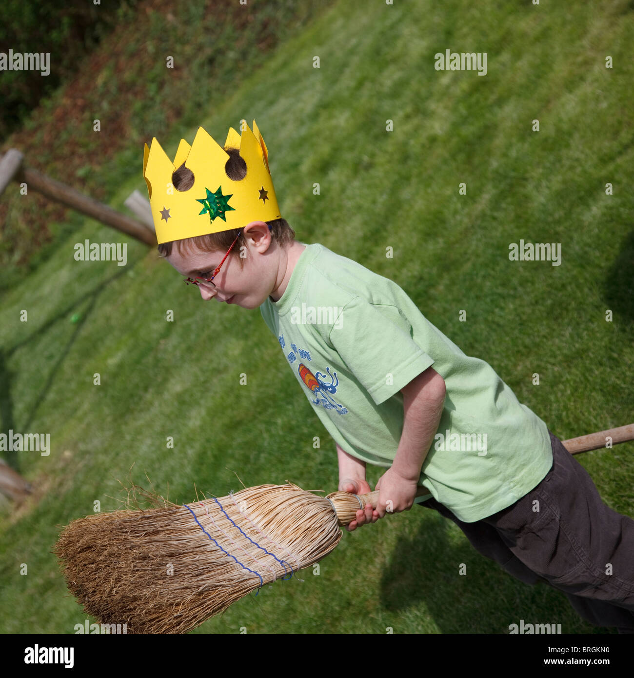 Riding on broom hires stock photography and images Alamy