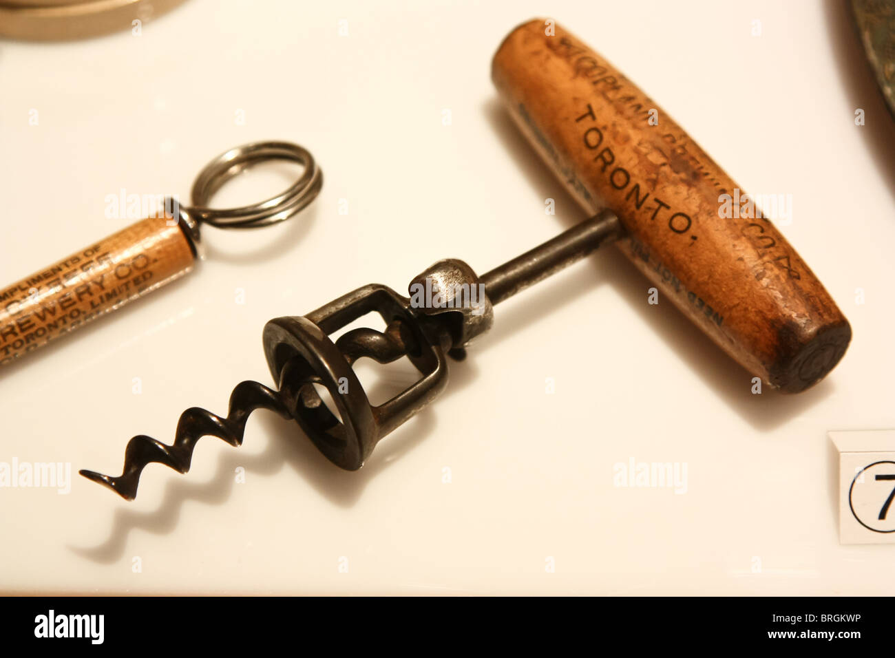 vintage cork screw Stock Photo