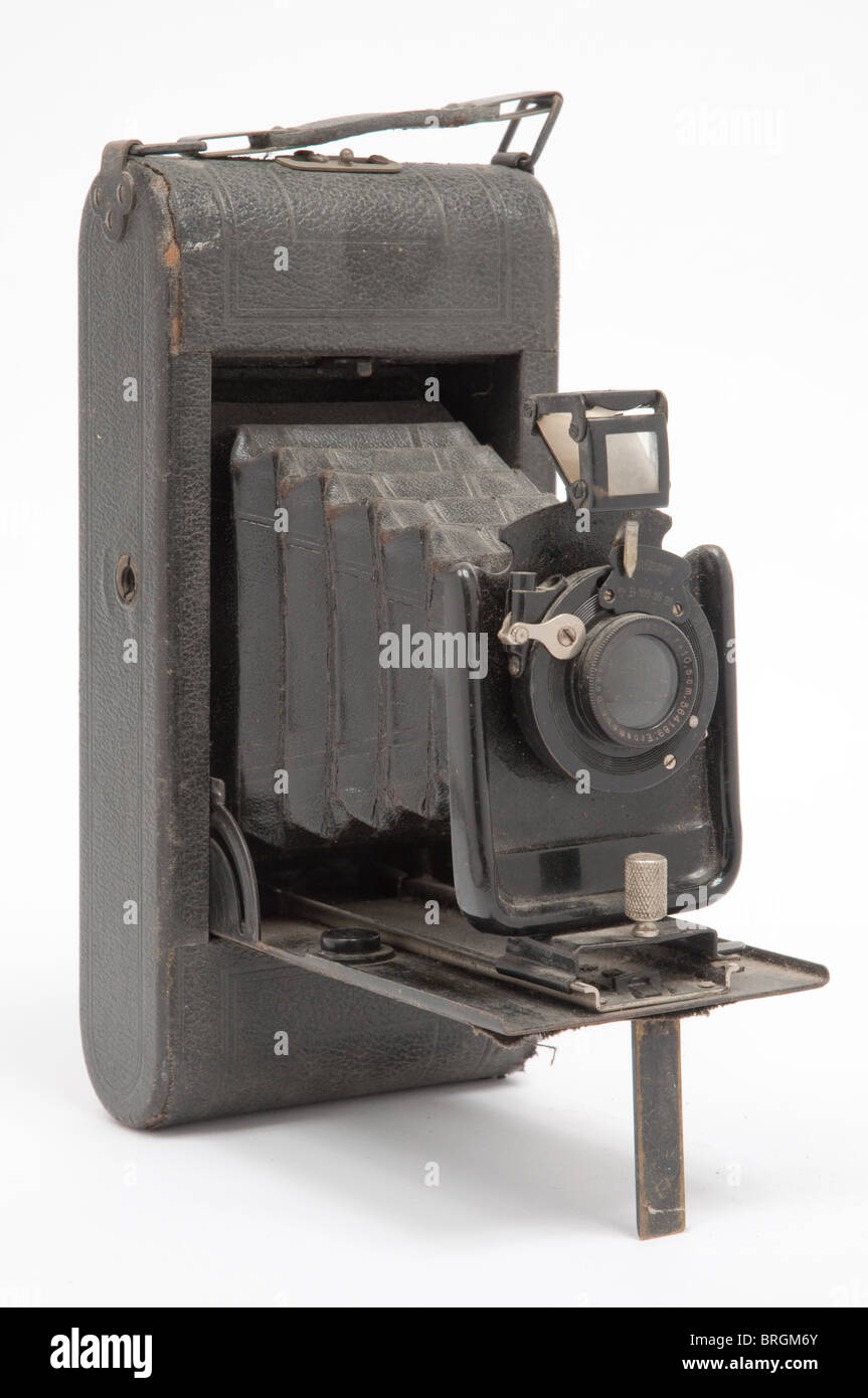 Vintage roll film camera Stock Photo Alamy