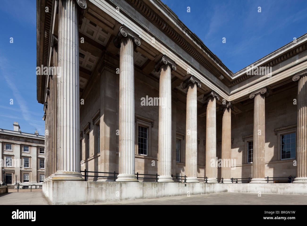 British Museum, side wing, Great Russell Street, London, England, UK Stock Photo