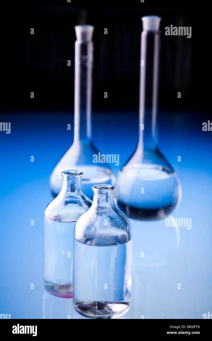 Chemical laboratory glassware equipment Stock Photo Alamy