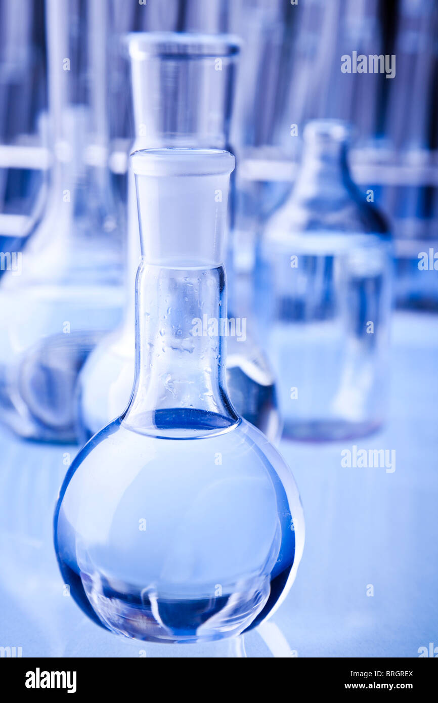 Chemical laboratory glassware equipment Stock Photo Alamy