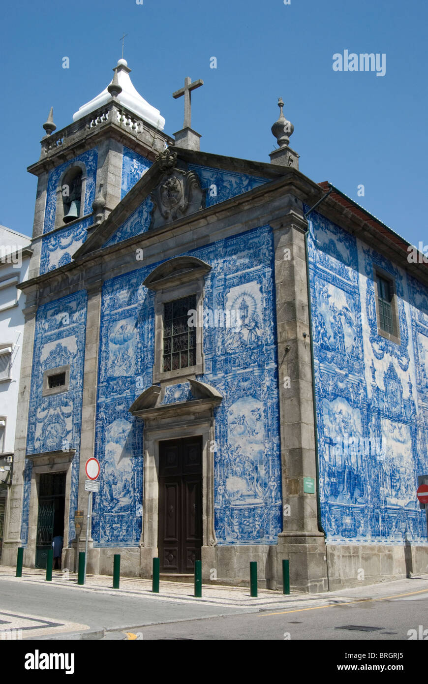 Capela das Almas Church facade in Porto, Portugal. Stock Photo