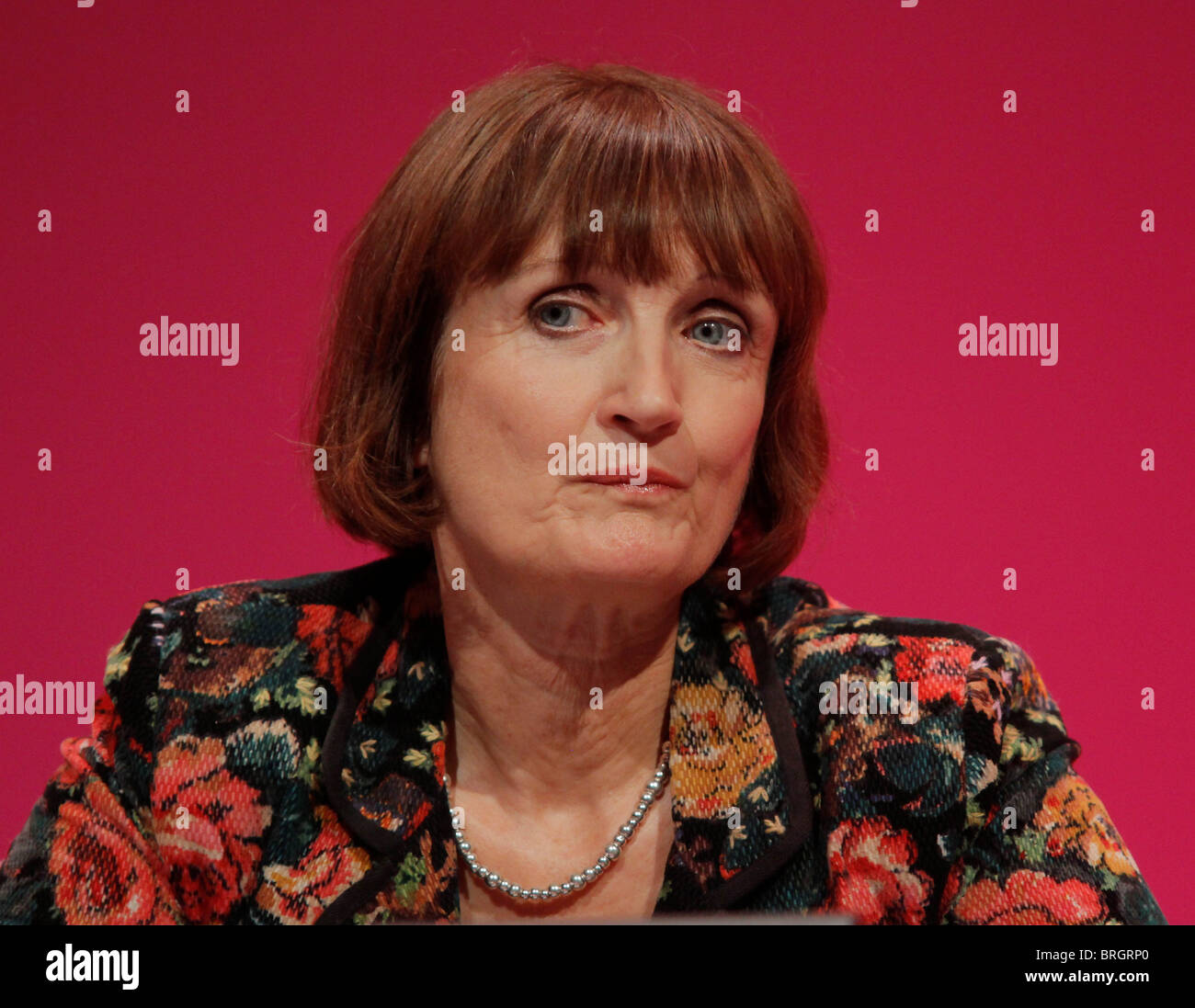 TESSA JOWELL MP LABOUR PARTY 29 September 2010 MANCHESTER CENTRAL MANCHESTER ENGLAND Stock Photo
