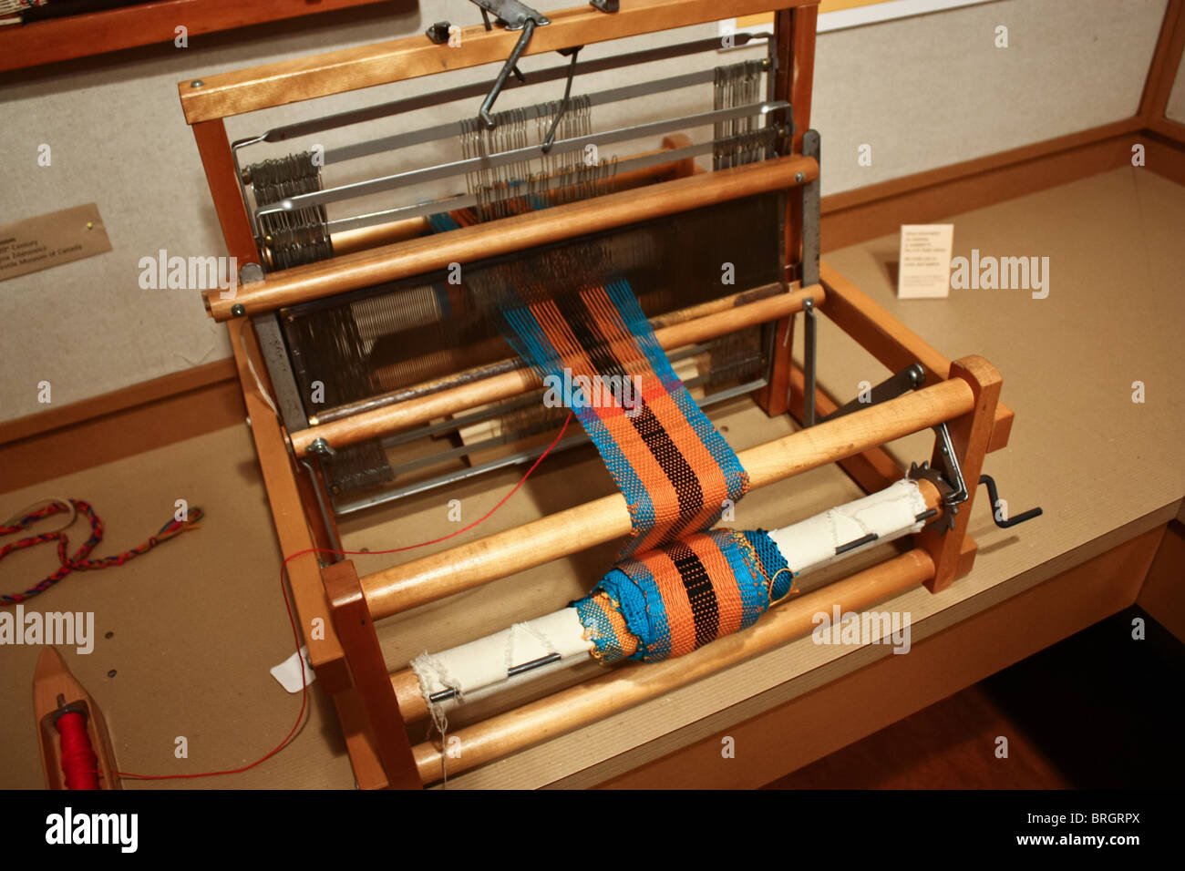 weaving machine Stock Photo