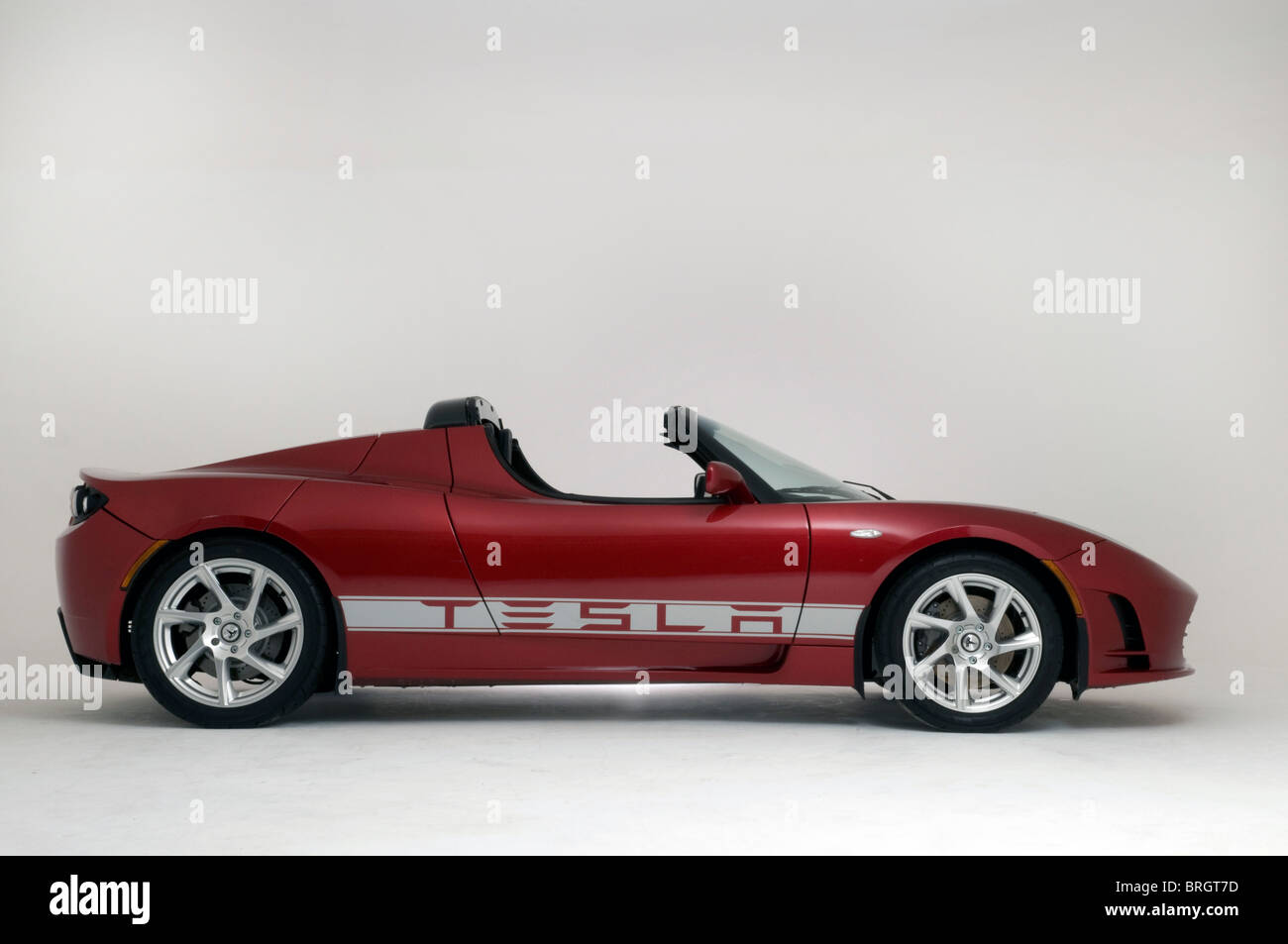 Tesla roadster cheap side view