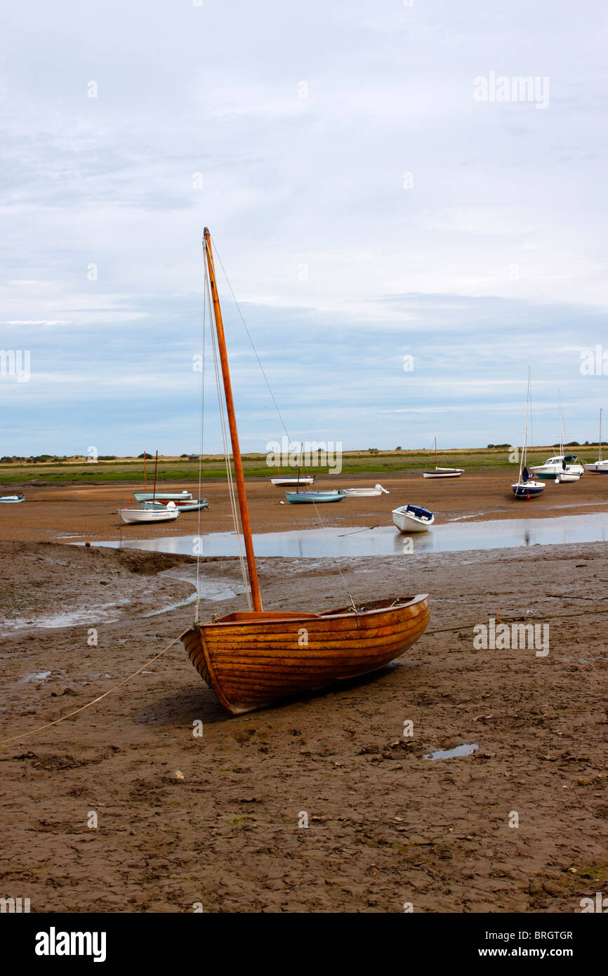 BRANCASTER STAITHE CREEK AND BACKWATER. NORTH NORFOLK UK. Stock Photo