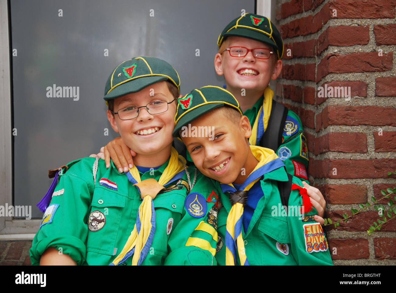 International scouts meeting in Roermond Netherlands, summer 2010 Stock Photo