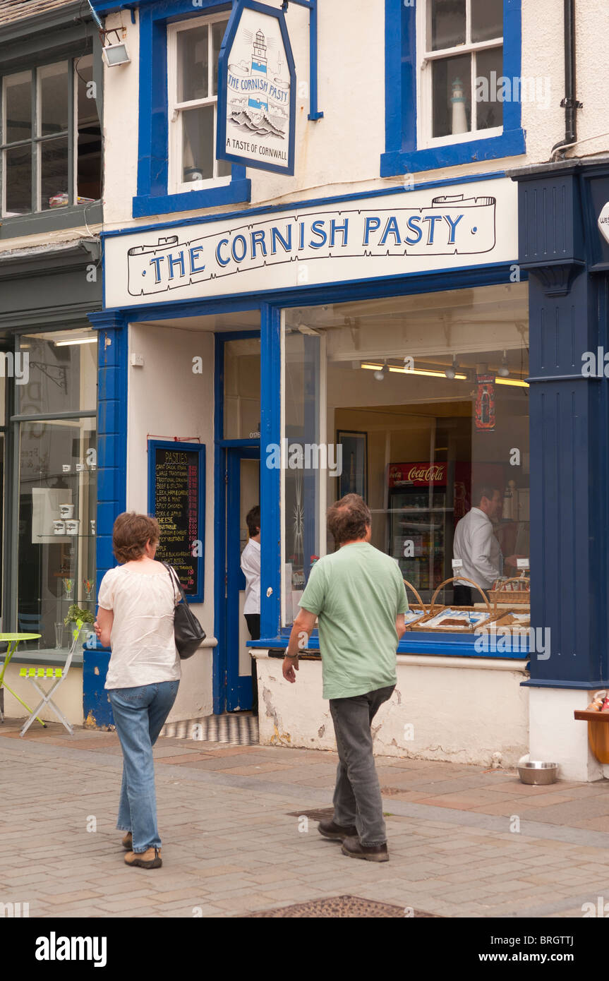 The Cornish Pasty shop store at Keswick , Cumbria , England , Great Britain , Uk Stock Photo