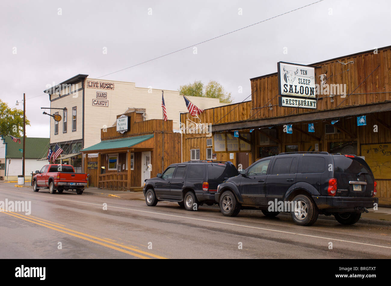 Ten Sleep, Wyoming, USA Stock Photo Alamy