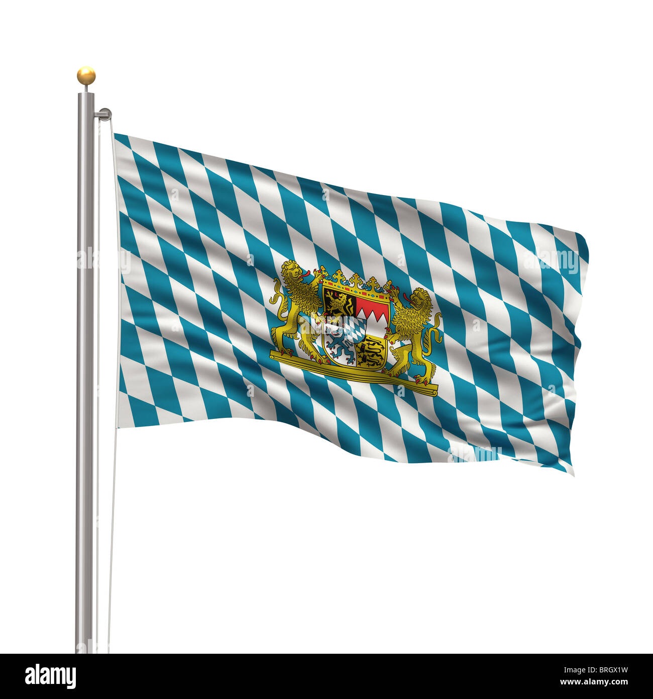 Flag of Bavaria Stock Photo - Alamy