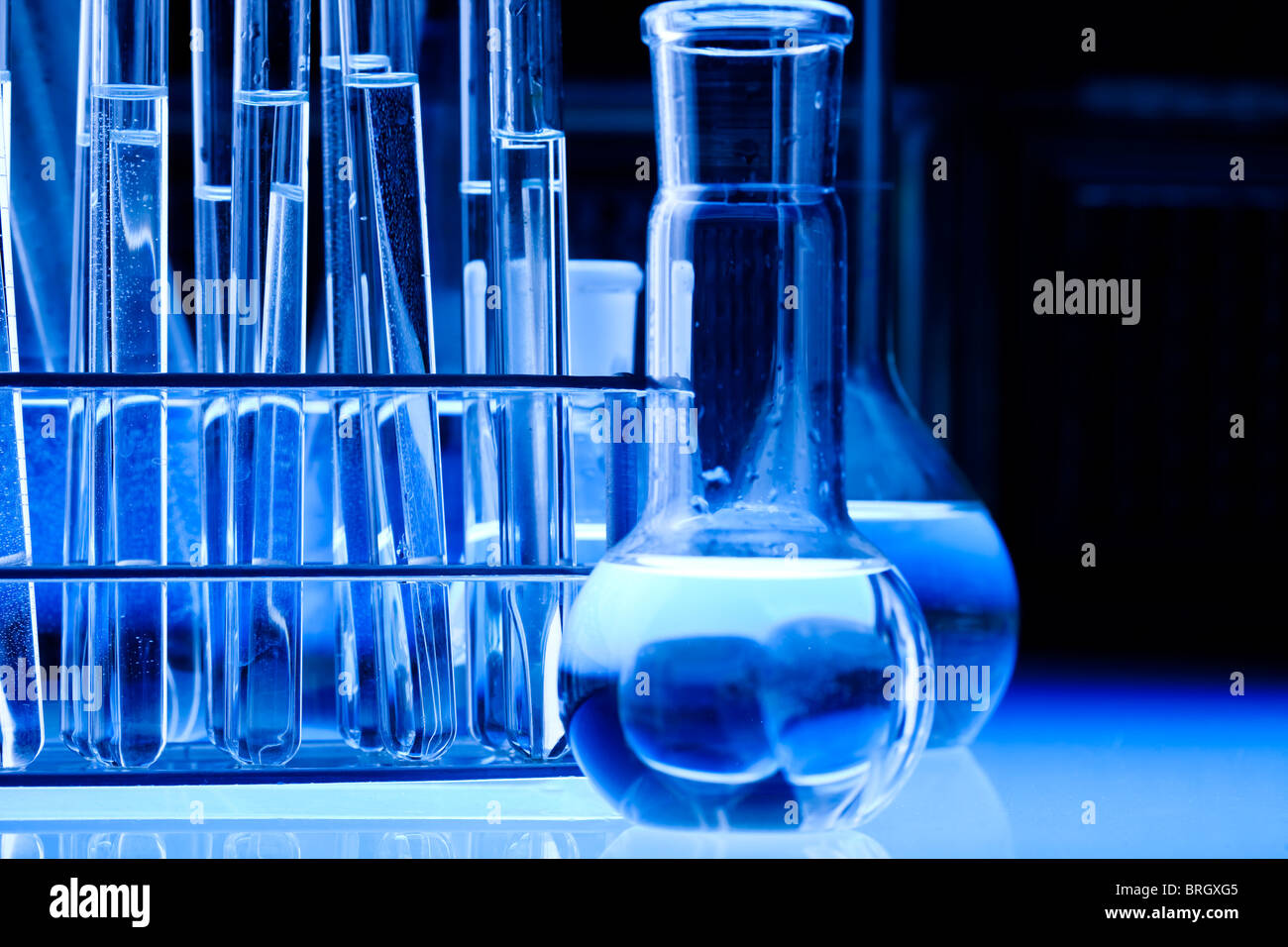 Chemical laboratory glassware equipment Stock Photo Alamy