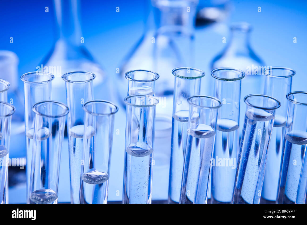Biochemistry Laboratory and glass Stock Photo Alamy
