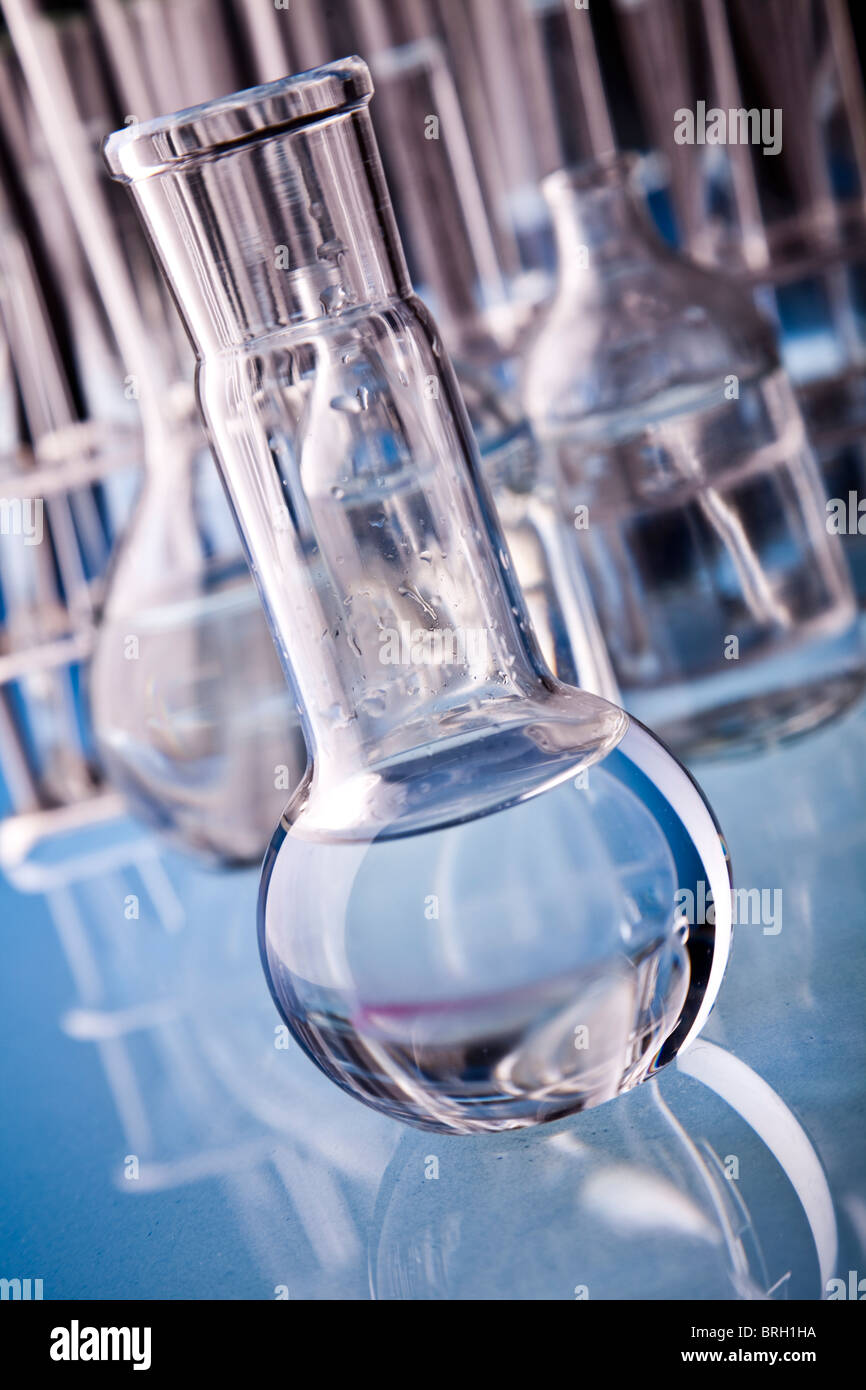 Chemical laboratory glassware equipment Stock Photo Alamy