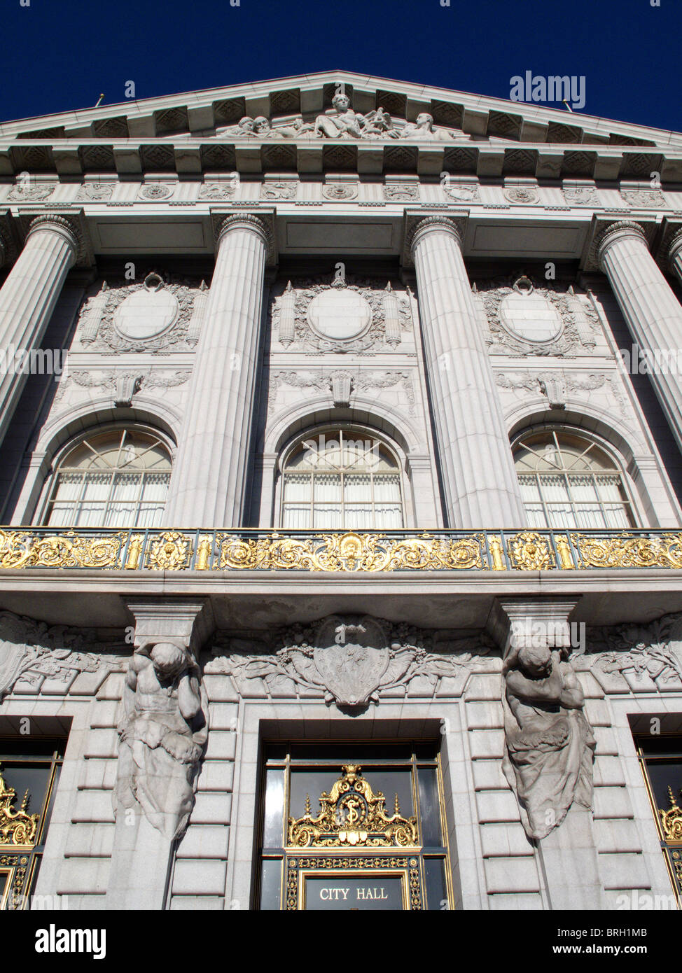 City Hall in San Francisco in California, United States Stock Photo