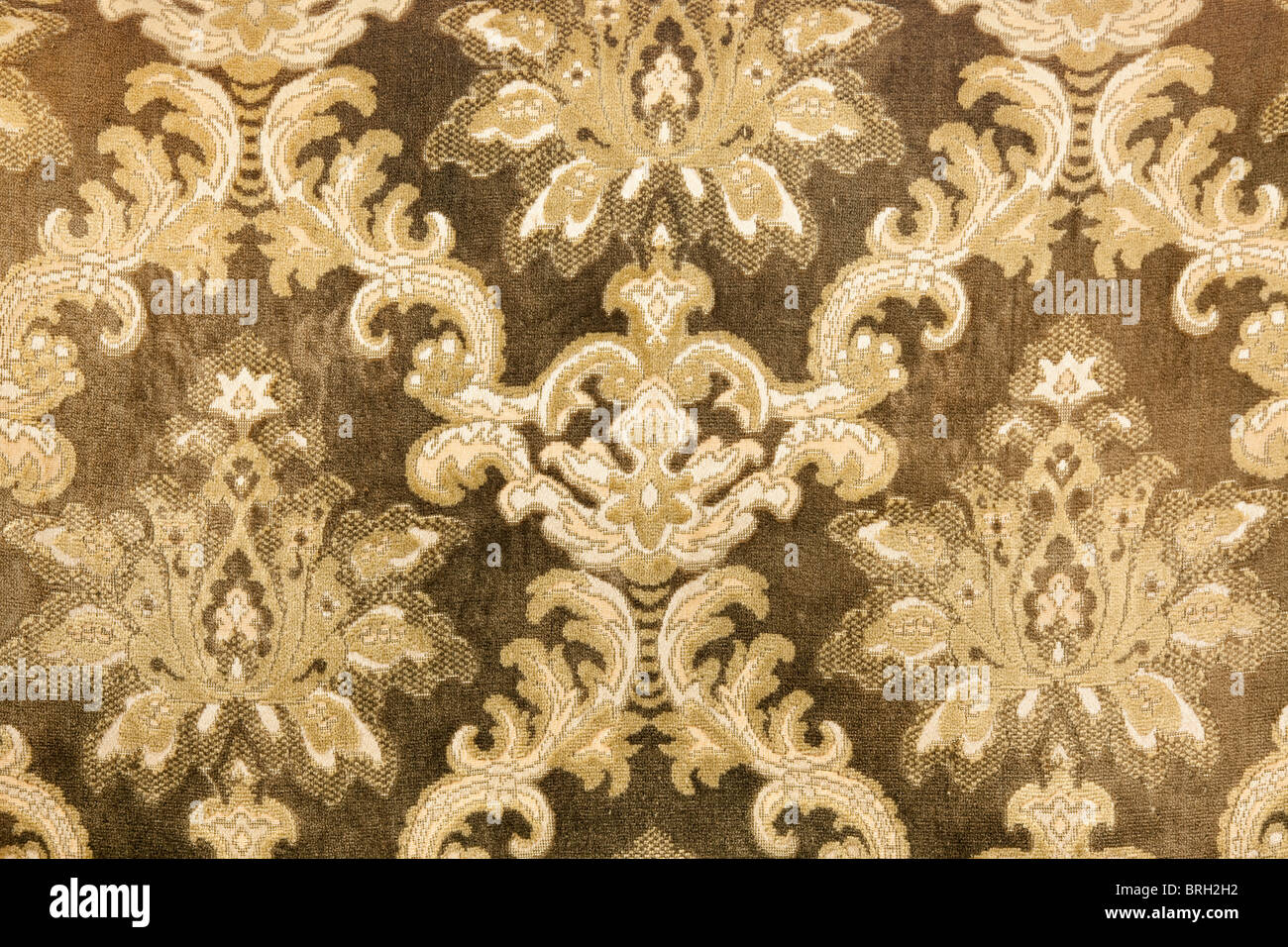 background closeup of retro sofa pattern Stock Photo