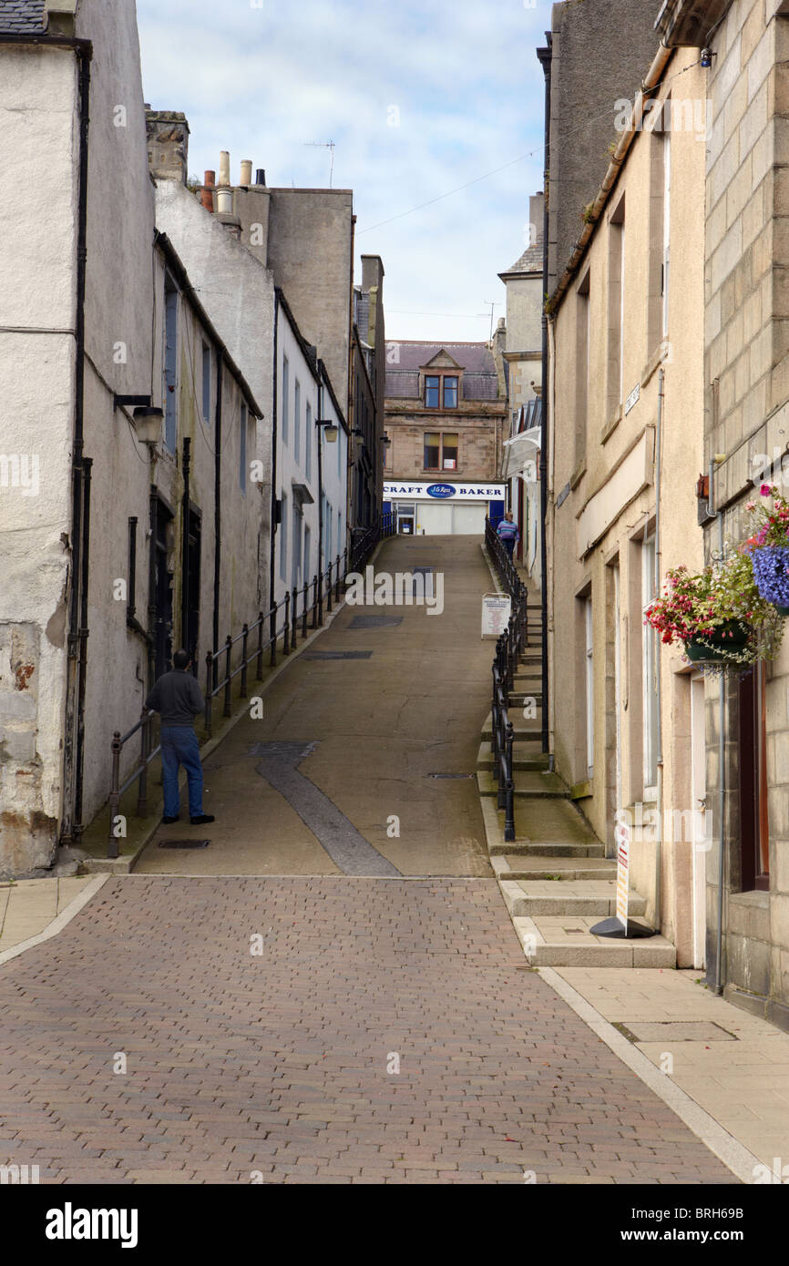 Strait Path in Banff leading to the town centre, Aberdeenshire
