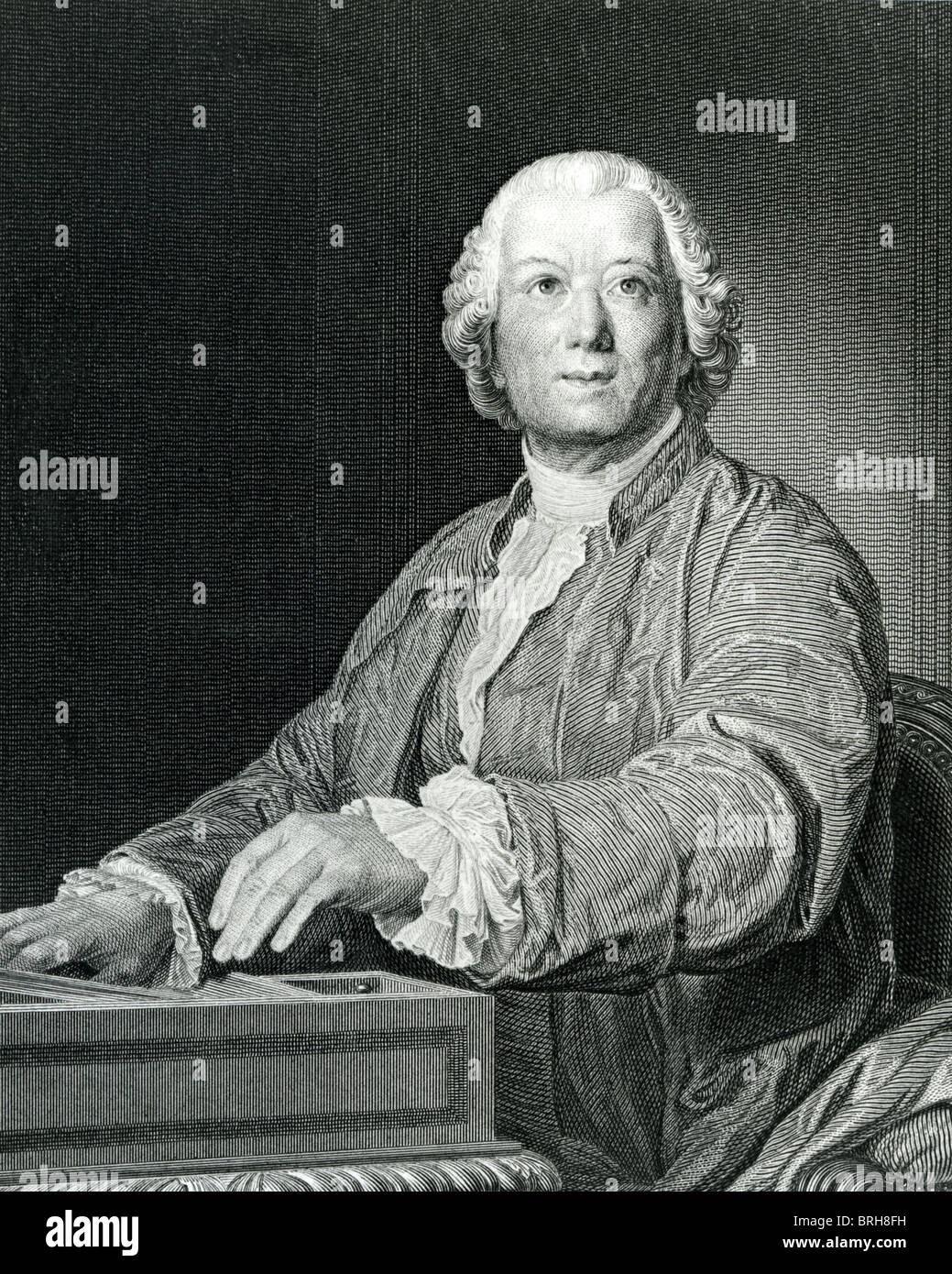 CHRISTOPH WILLIBALD GLUCK (1714-1787) Austrian composer Stock Photo