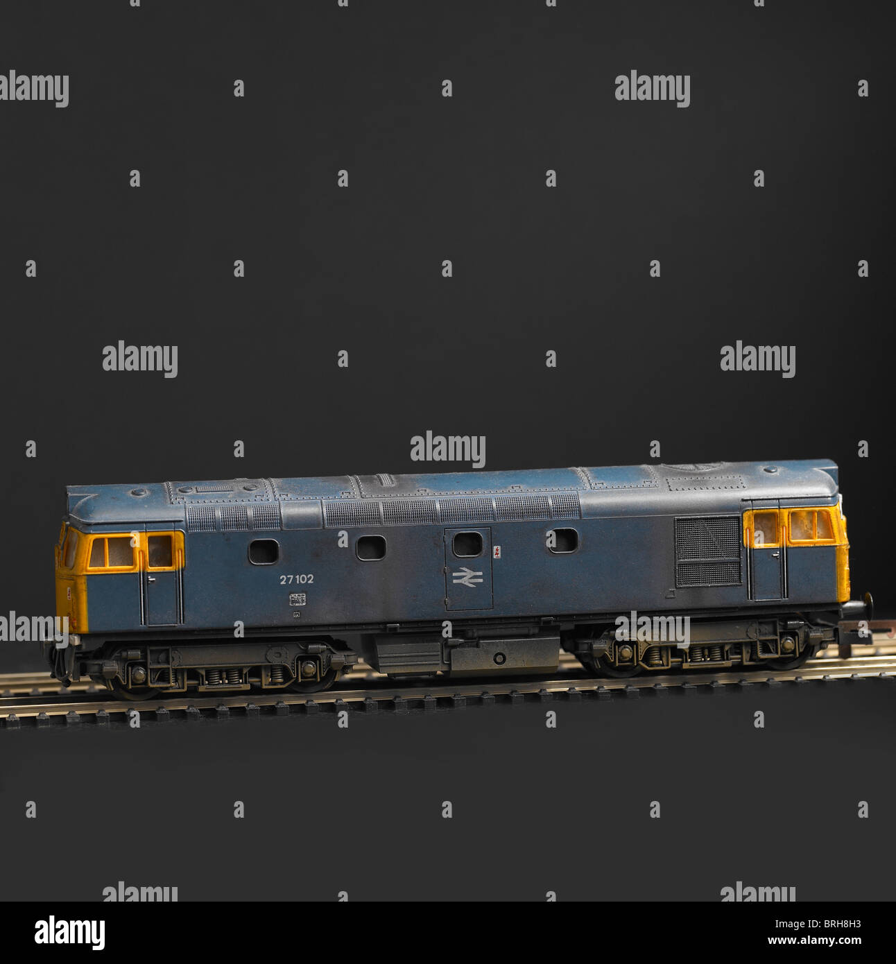 Class 27 Diesel Locomotive, BR Blue Stock Photo