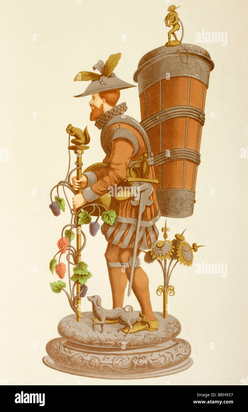 An Ornate 16th Century Table Service For Sweets From Les Artes Au Stock Photo Alamy