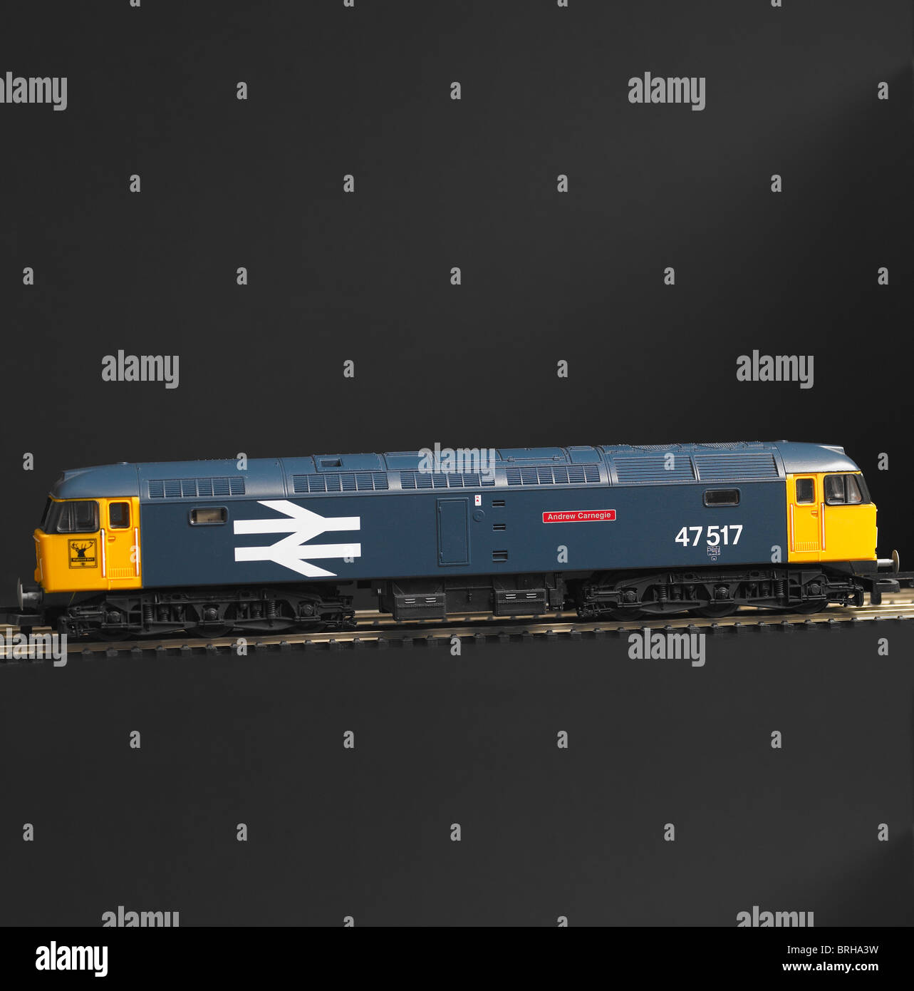 Class 47 Diesel Locomotive, BR Blue Stock Photo