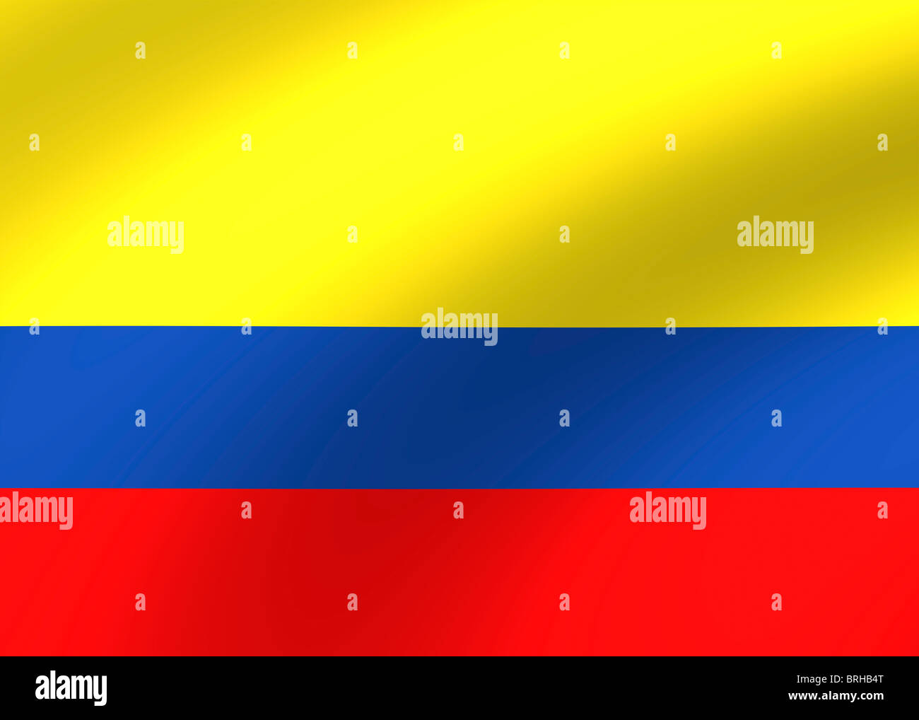 Colombia flag Stock Photo