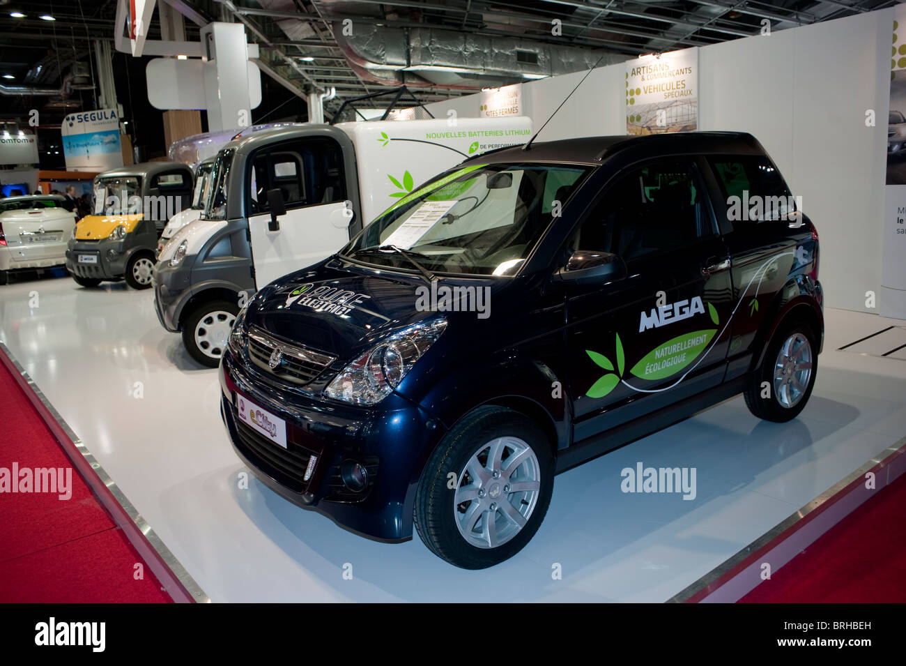 Paris, France, Paris Car Show Small Electric Cars, Mega Corp. Products