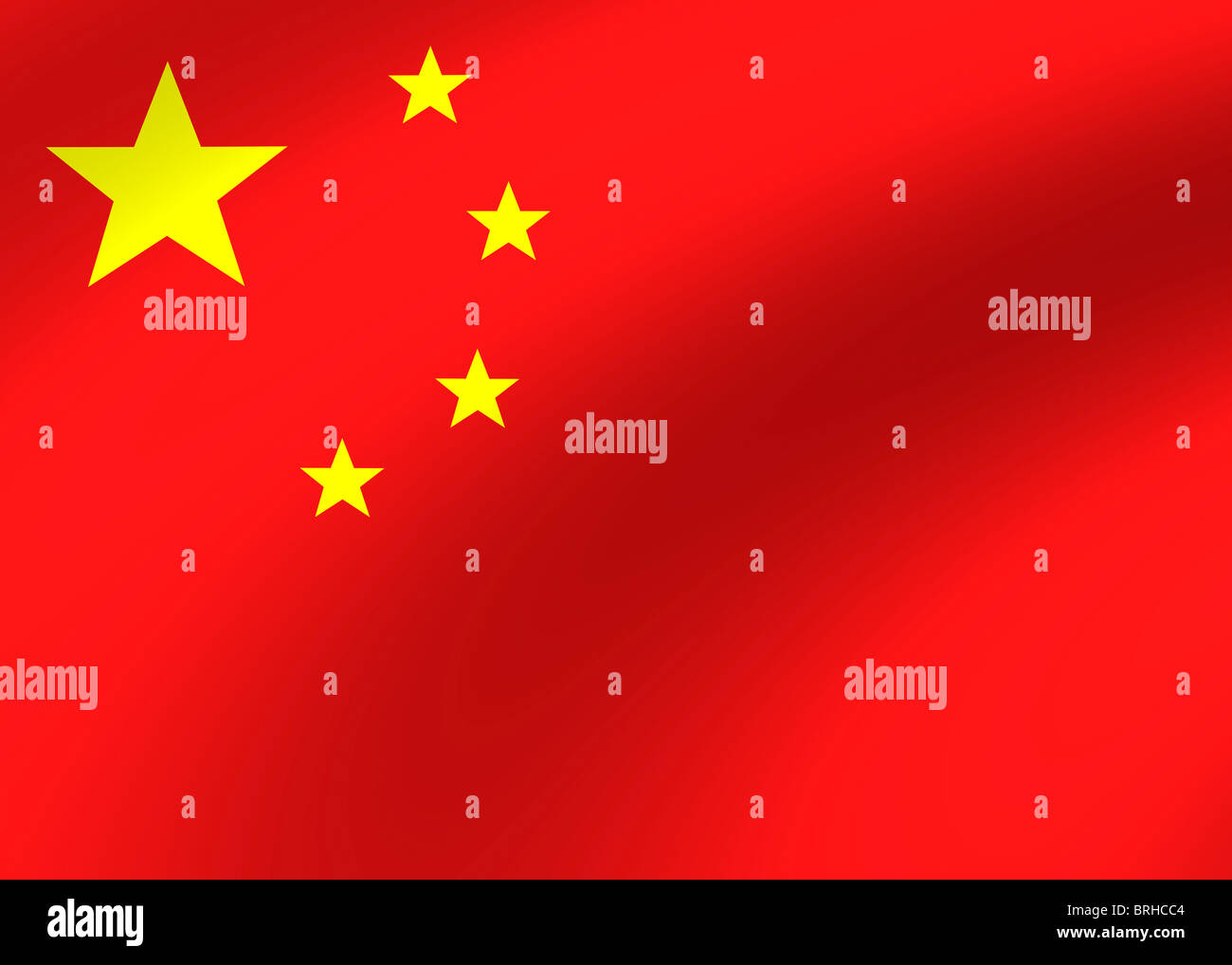 China flag hi-res stock photography and images - Alamy