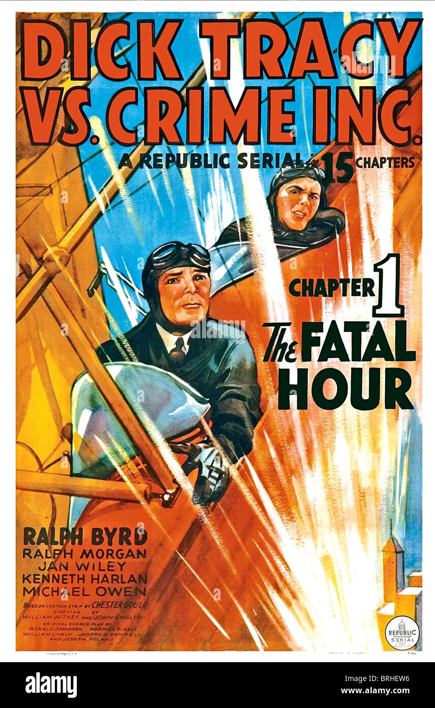 MOVIE POSTER DICK TRACY VS. CRIME INC. (1941 Stock Photo - Alamy