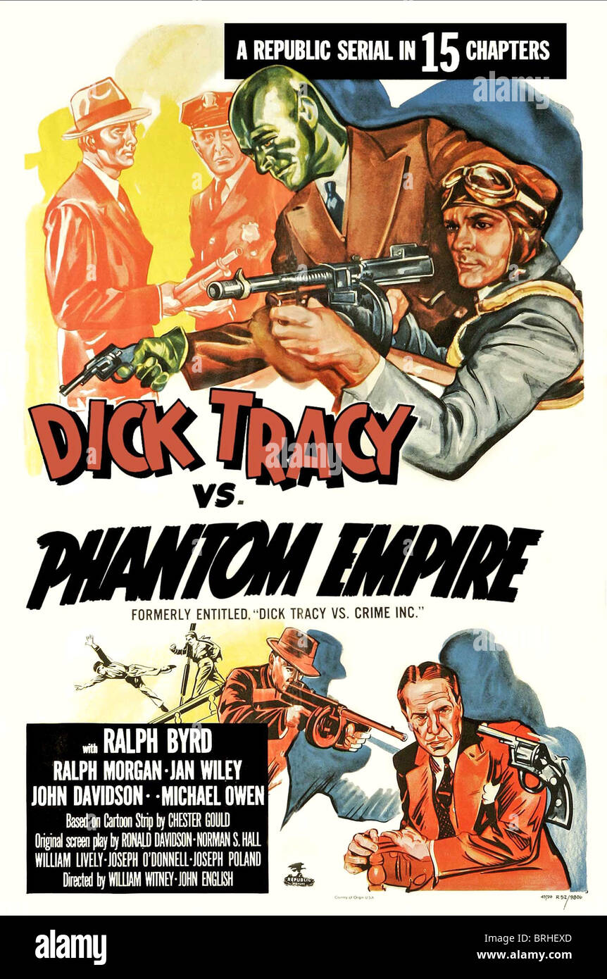 MOVIE POSTER DICK TRACY VS. CRIME INC. (1941 Stock Photo - Alamy