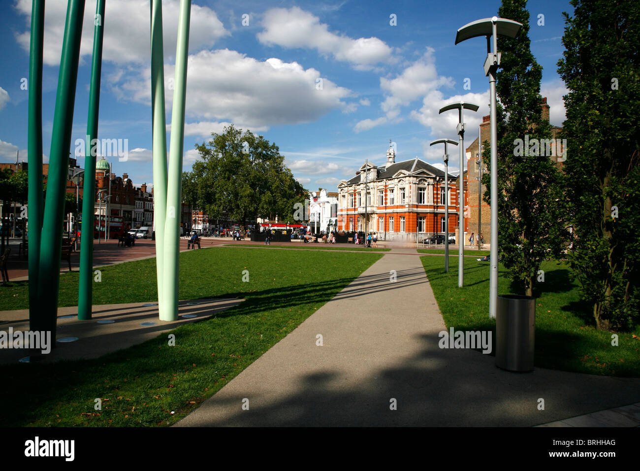 Windrush Square, Brixton, London, UK Stock Photo
