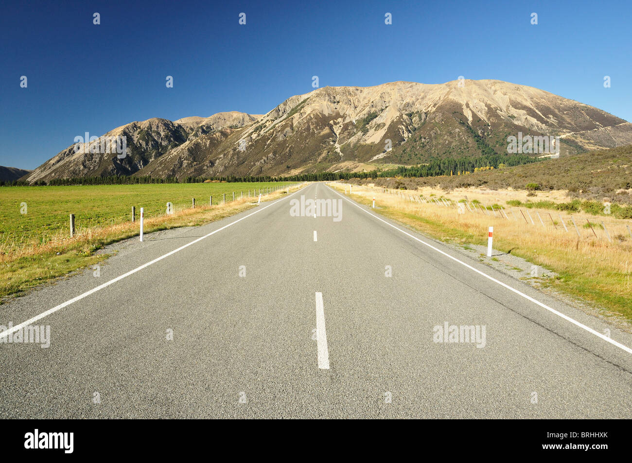 West Coast Road near Lake Pearson, Canterbury High Country, South