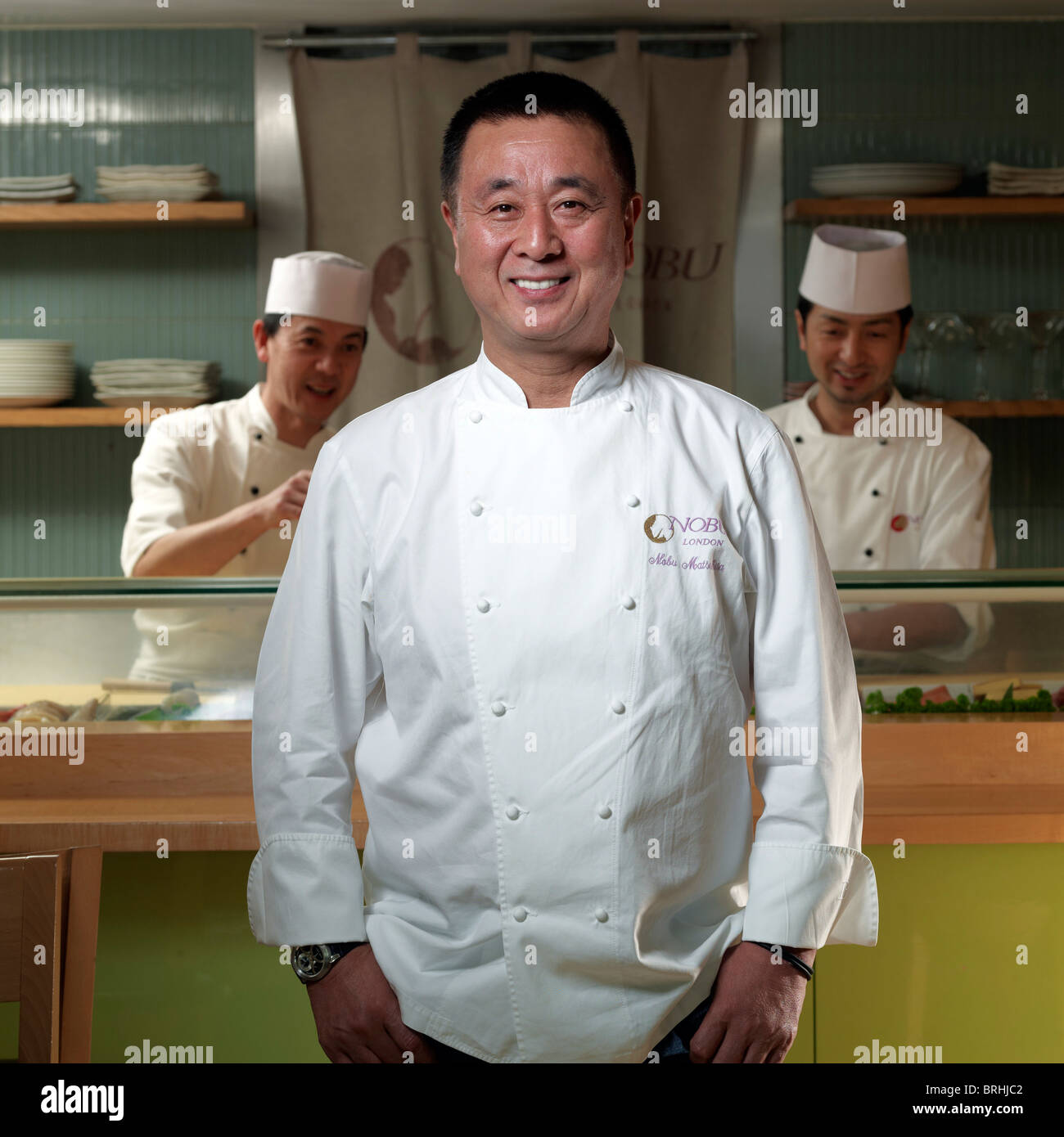 Japanese restaurant chef hi-res stock photography and images - Alamy