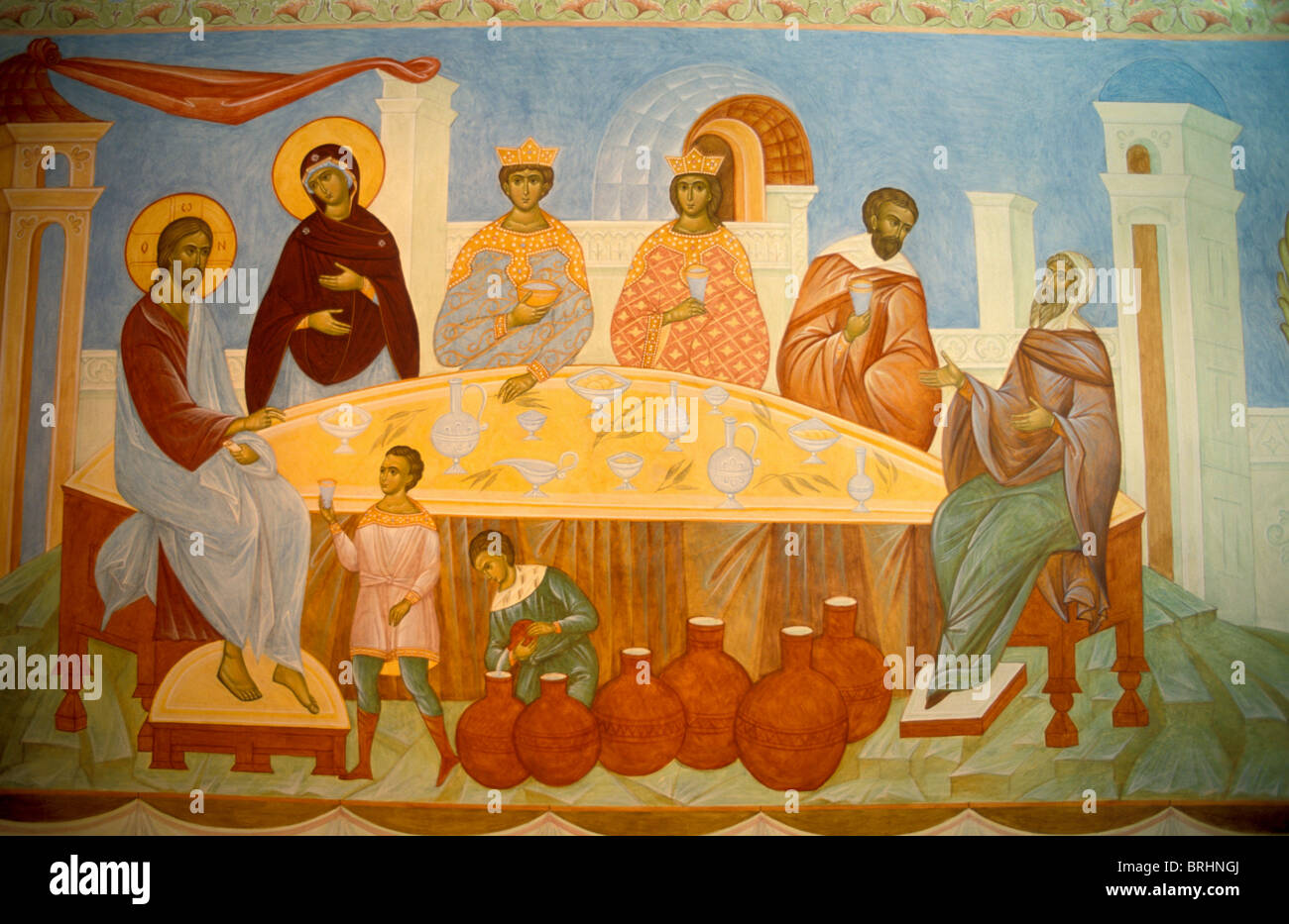 Jesus first miracle hires stock photography and images Alamy